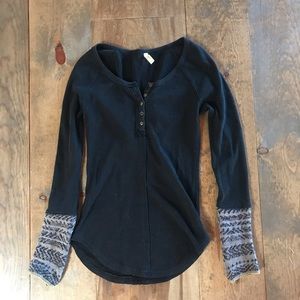 Free People Thermal Tee